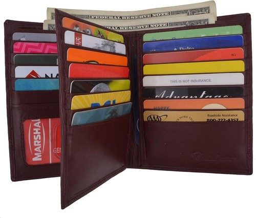 Men genuine leather bifold - men's,
